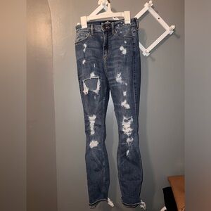 Ripped jeggings jeans hollister